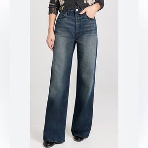 RE/DONE 70s Ultra High Rise Wide Leg Jeans